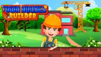 Town House Builder: City Construction Games Screen Shot 1