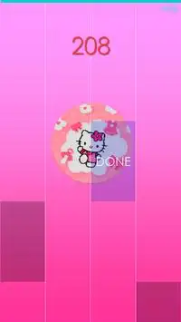 Pink Hello kitty Piano Tiles 2019 Screen Shot 4