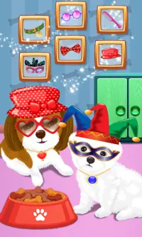 Welpenfutter Karneval-Hundepflege und Dress-Up Pet Screen Shot 4
