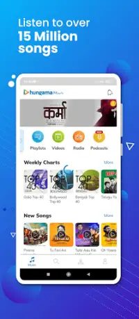 Hungama Music - Stream & Download MP3 Songs Screen Shot 0