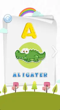 ABC Alphabet Puzzle learning Screen Shot 1