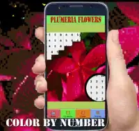 Plumeria Flowers Color By Number-Pixel Art 2020 Screen Shot 0