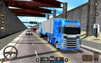 ユーロ貨物トラック運転ゲーム Screen Shot 0