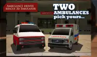 Ambulance Driver Rescue 3D Sim Screen Shot 14
