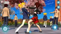 anime school meisje sim game Screen Shot 7