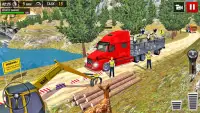الطرق الوعرة شاحنة الحيوان ألعاب النقل - Truck Screen Shot 0