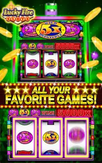 Mesin slot - mesin slot kasino Lucky Fire™ percuma Screen Shot 2