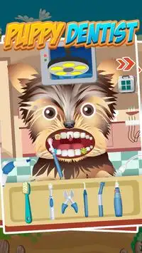 Puppy Dokter Gigi - Permainan Screen Shot 1