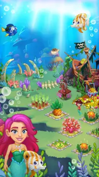 Aquarium Farm: 魚の街、人魚 ラブストーリー サメ Screen Shot 0