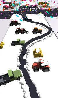 Clean Snow Plowing Road Blocks - Snow Plow Games Screen Shot 1