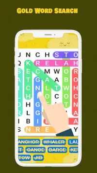 Gold Word Search Screen Shot 1