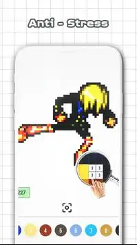 Color by number - One Piece Sandbox Pixel Screen Shot 5