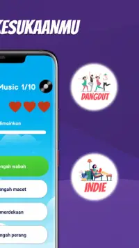 Tebak Lagu Indonesia 2021 Offline Screen Shot 4