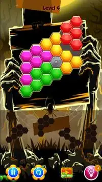 Hexagon Zombie Puzzle Screen Shot 5