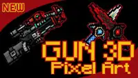 Gun 3D Pixel Art - Color By Number Screen Shot 0