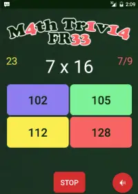 Math Trivia Free Screen Shot 1