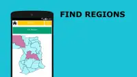 Map Puzzle Quiz 2020 - Ghana - Regions, capitals Screen Shot 1