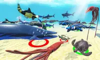 바다 동물의 왕국 전투 : 전쟁 시뮬레이터 Screen Shot 5