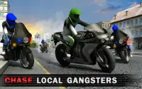 Police Bike Crime Patrol Squad: Gangster Car Chase Screen Shot 8