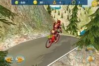 スーパーヒーローズBMX自転車スタント：トリッキーミッション Screen Shot 8
