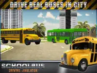 Schoolbusドライビングシミュレータ3D Screen Shot 9