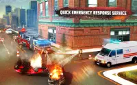 City Rescue Fire Truck Games Screen Shot 2