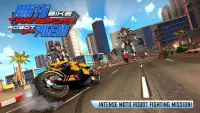 Flying Pigeon Robot Bike Games Screen Shot 6