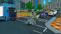 Vegas Cops ATV Monster Bike:Plane Transporter 2018 Screen Shot 2