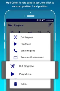 Ringtone Maker and MP3 Cutter Screen Shot 1