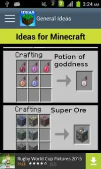 Ideas for Minecraft Screen Shot 12
