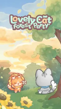 Lovely Cat：Forest Party Screen Shot 1