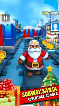 Subway Santa Adventure – Subway Runner Game 2019 Screen Shot 5