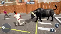Angry Bull Wild Attack City Revenge Screen Shot 1