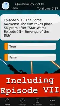Quiz App for Star Wars Screen Shot 1
