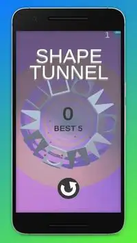 Shape Tunnel 3D Screen Shot 1