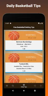 Free Basketball Betting Tips Screen Shot 0