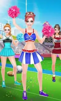 Game On! - Cheerleader Salon Screen Shot 0