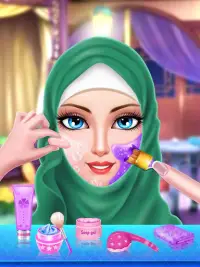 Hijab girl Beautiful Dressup and Makeup Screen Shot 0