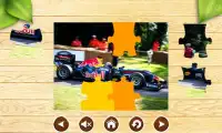 Racing Car Jigsaw Puzzles Trò Screen Shot 2