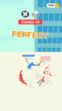Jelly Fighter: カラーキャンディーとスティックマンゲーム Screen Shot 5