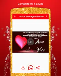 GIF e Mensagem de amor Screen Shot 5