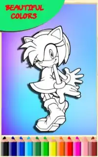 How to color Sonic the Hedgehog (coloring pages) Screen Shot 3