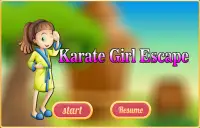 Free New Escape Game 53 Karate Girl Escape Screen Shot 0