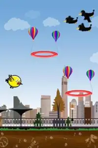 Flying Bird Ring Crosser Приключения Screen Shot 4
