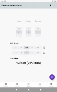 Exposure Calculator Screen Shot 11