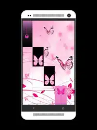 Butterfly Piano Tiles Pink : Love Valentine Screen Shot 0