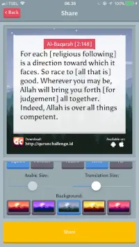 Quran Challenge: Read, Translate & Memorise Game Screen Shot 5