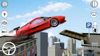 Crazy Car Roof Jumping: Stunt Car Parking Games Screen Shot 4