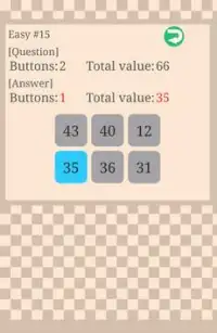 Calculation Puzzle (Addition) Screen Shot 1