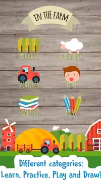 Kids Farm Game: Educational games for toddlers Screen Shot 0